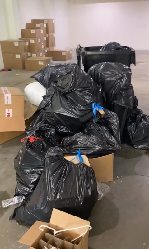 Trash Removal garabge bags islip